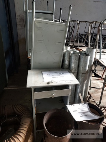 Sprzęt kwaterunkowy - pakiet zawierający 5 poz. asort. (wg oddzielnego wykazu), w tym m.in.: łóżka koszarowe, szafy na odzież metalowe, taborety koszarowe itp. 